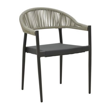 Scaun Elation, Gri inchis - Alb, 56x62x77 cm