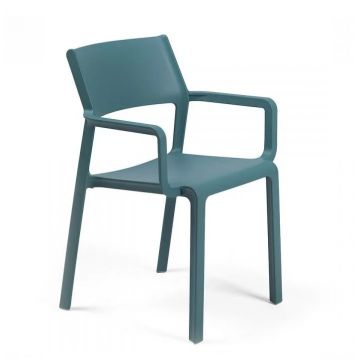 Scaun exterior Nardi Trill Armchair cu brate  albastru
