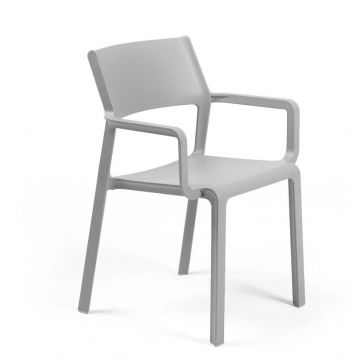 Scaun exterior Nardi Trill Armchair cu brate  gri