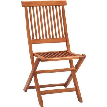 Scaun Pliant Terasă Și Lounge in lemn culoare lemn tec