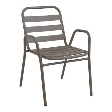 Scaun Sussie, Bej - Negru, 45x62x76 cm