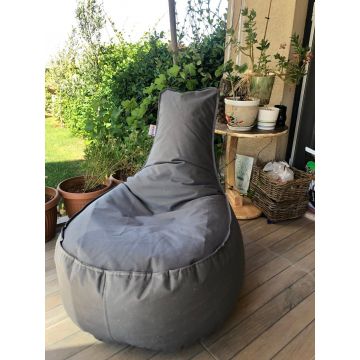Fotoliu de gradina puf beanbag Aktif Gri