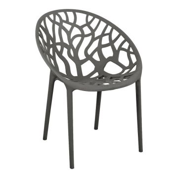 Scaun cu brate Daren, antracit, 59x60x80 cm