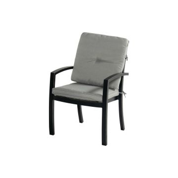Scaun de grădină gri din metal Rosario – Hartman