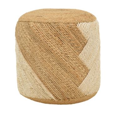 Scaun Elision Inart Natural 100% iută 40x40x40cm