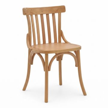 Scaun Flisbie  lemn Natural de fag 46x48x86cm