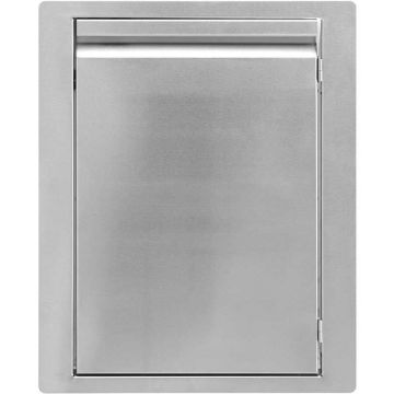 Grandhall Grandpro Usa din inox Grandhall A08001002T, cu cadru built-in 45 x 57 x 4 cm pentru insula si bucatarie exterioara, Argintiu