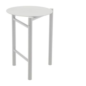 Scaun alb din metal Disc – Zone Scaun alb din metal Disc – Zone
