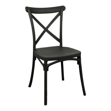 Scaun Crossie, Crem, 38x46x82 cm