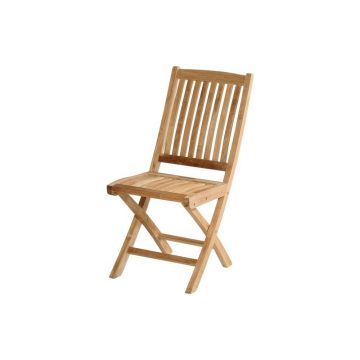 Scaun de grădină în culoare naturală din lemn masiv Langli – Hartman