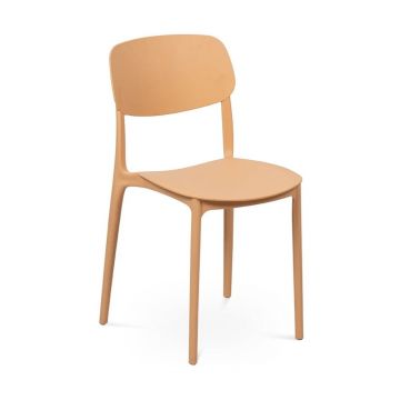 Scaun de grădină piersică din plastic Hébé – Bonami Essentials