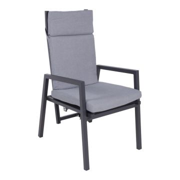 Scaun de grădină gri din metal Sintra – Garden Pleasure