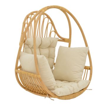 Balansoar de gradina Jorg Boho  Natural 80x59x105 cm