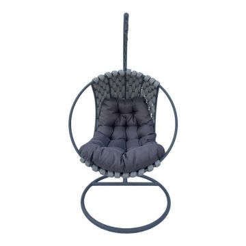Balansoar Makito, PVC, Gri, 100x105x195 cm