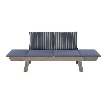 Bancă De Grădină in gri, multicolor, culoare lemn acacia