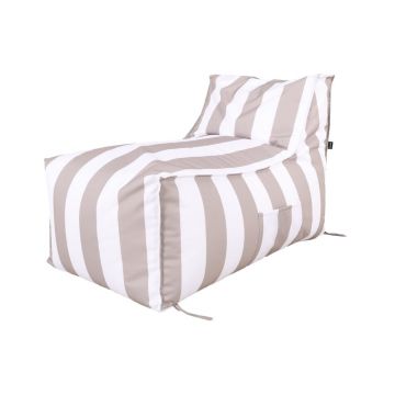 Beanbag pentru grădină alb-gri – Bonami Essentials