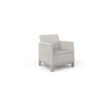 Fotolii de grădină grej 2 buc. din plastic Scandi Forma – Keter