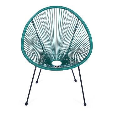 Fotoliu de grădină verde din metal/din plastic Avocado Comfort – Bonami Selection