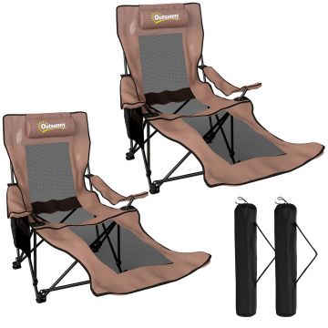 Outsunny Scaun de camping relax | Aosom Romania