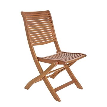 Scaun de grădină în culoare naturală din lemn masiv Noemi – Bizzotto