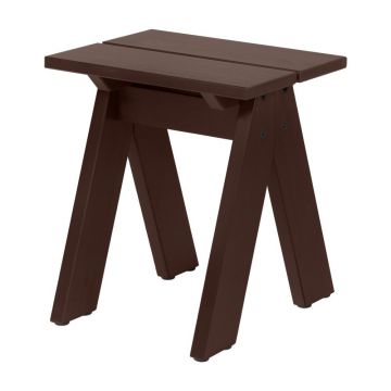 Scaun de grădină maro închis din lemn masiv Navo – noo.ma