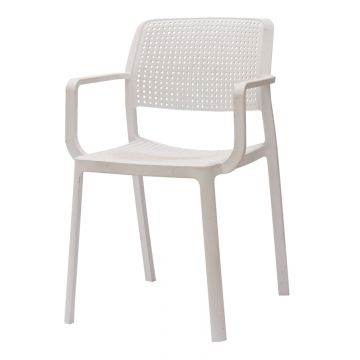 Scaun PEROTA ARM - Alb