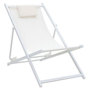 Sezlong Corte fag aluminiu texMaron 190x70