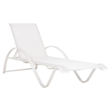 Sezlong DARIA - Alb