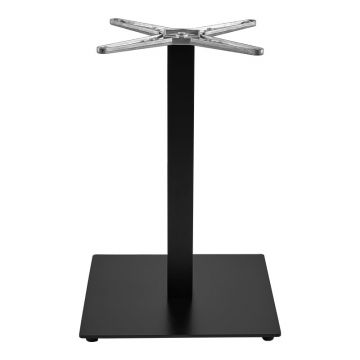 Stalp picior suport blat masa, Thonor, Negru, 48x48x73 cm