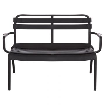 Canapea exterior OLIVIA - Negru