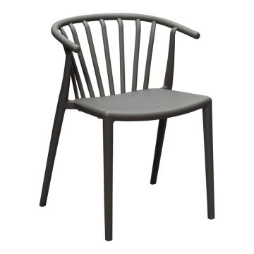 Fotoliu de gradina Armchair, Gri inchis, 55x53x73 cm - Gri