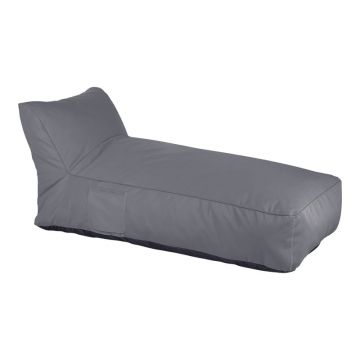 Fotoliu puf (beanbag) de gradina, Telena, Gri inchis, 70x150x65 cm (Copy 1)