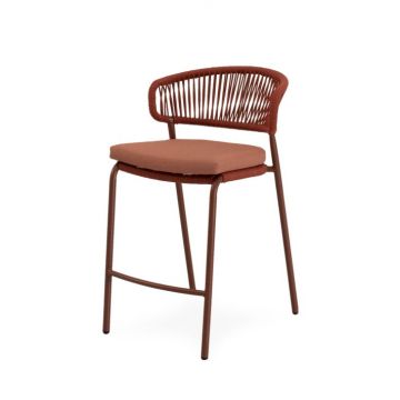 Scaun de bar RANDEL H68 CM - Caramiziu