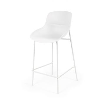 Scaun de bar VAIAN UNI H66 CM - Alb