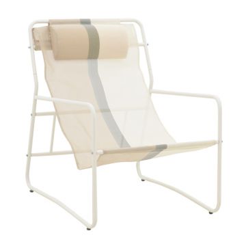 Scaun de gradina Fasty, Alb, 65x83x86 cm - Alb