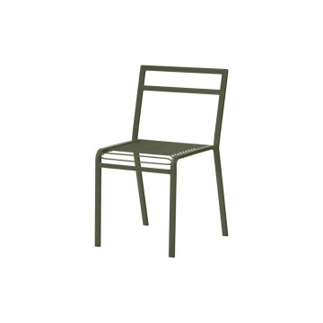 Scaun de grădină verde din metal Oto – noo.ma