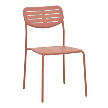 Scaun exterior Deraby, metal, 52x46x83 cm