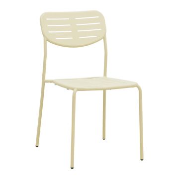 Scaun exterior Deraby, metal, 52x46x83 cm