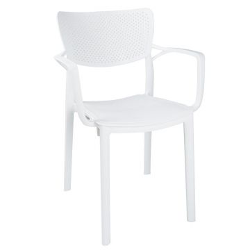 Scaun exterior Frontline, 50x56x83 cm - Alb