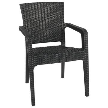 Scaun exterior Halcyon, 59x58x86 cm - Antracit