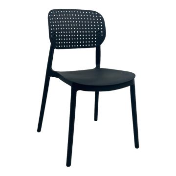 Scaun exterior Regande, 42x50x82 cm - Negru
