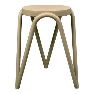 Scaun Serzona, Cappuccino, Polipropilenă, 27x45 cm