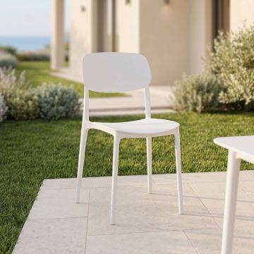 Scaun stivuibil Berdian, mint, polipropilena, Diverse culori, 38x49x79 cm