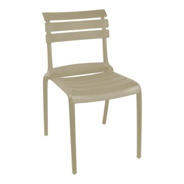 Scaun stivuibil cu funcție cappuccino Almea, Polipropilenă, 42x55x82 cm