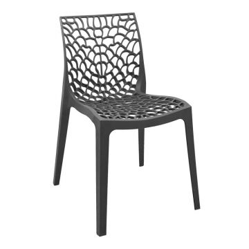 Scaun stivuibil cu functie Hush, Alb, 50x57x81 cm