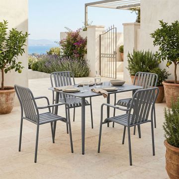 Set dining exterior Heven Vista, 5 piese, 120x70x72 cm