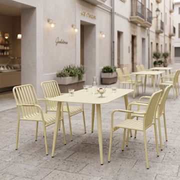 Set dining exterior Heven Vista, 5 piese, 120x70x72 cm
