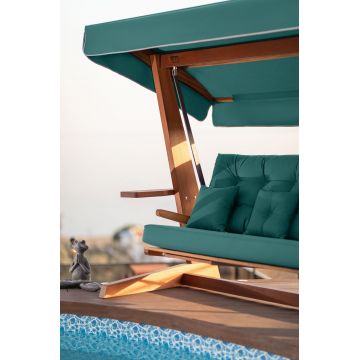Balansoar de grădină Luna Deluxe 2600, Diverse culori, Diverse dimensiuni - Natur - Verde / 200x70x200 cm