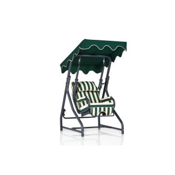 Balansoar de gradina verde din metal Camellia – Floriane Garden , Bej 50x110x50 cm - Verde