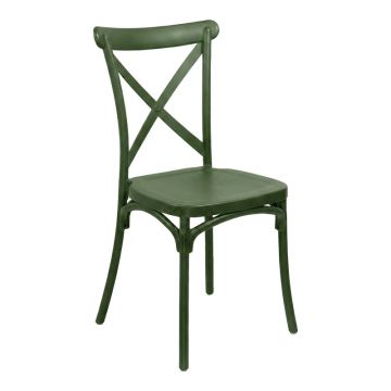 Scaun exterior Crossie, 43x53x88 cm - Verde